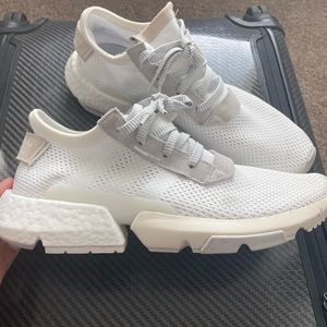 Adidas White Shoes Size 10.5